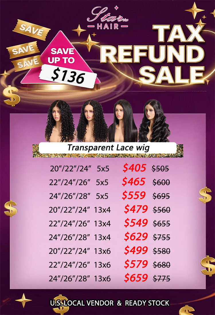 Package Deal ｜ Transparent Lace Front Wigs Deal